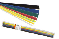 Набор трубок ТУТнг 10/5, 12/6, 16/8, 20/10, 25/12.5, 30/15, 40/20 по 7 цветов по 1м (49 м/упак) TDM Electric, SQ0518-0334