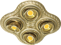 FD1016SOB Fede Светильник SAN SEBASTIAN FOUR, Bright Gold