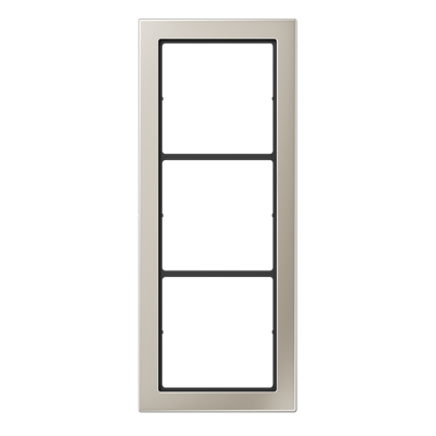 Рамка 3-кратная; благородная сталь, FDES2983