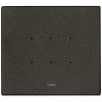 Vimar Накладка EIKON TACTIL для 3 модулей, натуральная кожа табак ( мин. 20 шт.), 21663.22