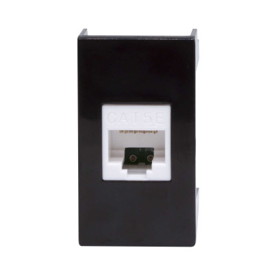 ДКС Розетка RJ-45 кат.5E,Viva,1 мод.,черн, 45238