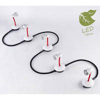 LUSSOLE BAY SHORE Трековый светильник, цвет основания - белый, плафон - металл (цвет - белый), 5x5,5W GU10, GRLSP-9818-05 LUSSOLE BAY SHORE Трековый светильник, цвет основания - белый, плафон - металл (цвет - белый), 5x5,5W GU10, GRLSP-9818-05