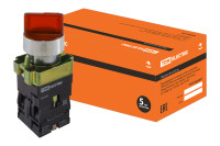 Переключатель BK 2465 2 положения красный 1з+1р TDM Electric, SQ0703-0015