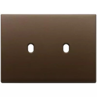 Vimar Накладка плоская, 3 модуля на 2 кнопки,Vintage, брошированная темная бронза, 22673.2.12