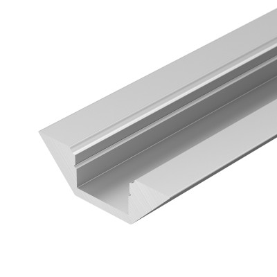 Профиль с экраном ALU-CORNER-2000 ANOD+FROST (Arlight, Алюминий), 014900