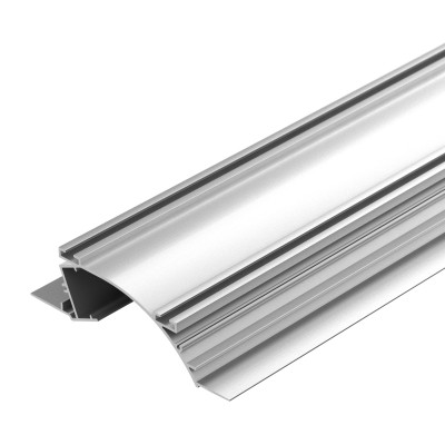 Профиль с экраном ALM-ARC-SINGLE-2000 ANOD+FROST (Arlight, Алюминий), 029850