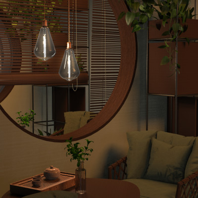 Лампа Gauss Filament ST164 6W 330lm 4000К Е27 gray straight LED 1/6, 157802205