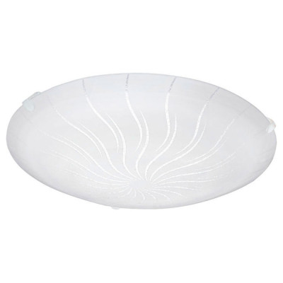 96089 Светодиод. настенно-потол. светильник MARGITTA 1, 11W(LED), ?245, сталь, белый/стекло, гранилл