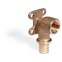 Угольник настенный с квадратными фланцами 16-Rp1/2 RX+