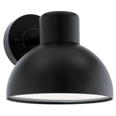 96207 Уличный светильник настенный ENTRIMO, 1х60W(E27), L200, H185, гальван. сталь, черный/пластик,