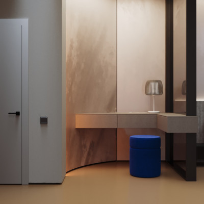 Выключатель встраиваемый VOLTUM S70 карточный 16А, (черный матовый), VLS010708