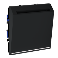 Выключатель встраиваемый VOLTUM S70 карточный 16А, (черный матовый), VLS010708 Выключатель встраиваемый VOLTUM S70 карточный 16А, (черный матовый), VLS010708