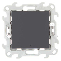 Simon Переключатель с подсвет Push&Go, графит, 2420204-038