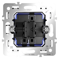 Механизм проходного переключателя одноклавишного 10А, S70, VLS0103M
