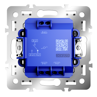Механизм проходного переключателя одноклавишного 10А, S70, VLS0103M