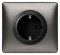 064838 - Celiane with NETATMO.Умная розетка 2К+З 16А 230В.Цвет Графит