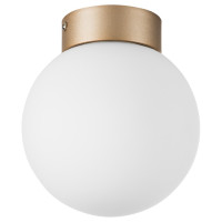 Lightstar 812013 (MX8131-1B-S ) Люстра GLOBO 1х40W E14 champagn gold/white (в комплекте)