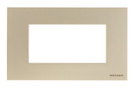 N2474 CV - Рамка итальянского стандарта на 4 модуля, серия Zenit, цвет шампань - 2CLA247400N1901 N2474 CV - Рамка итальянского стандарта на 4 модуля, серия Zenit, цвет шампань - 2CLA247400N1901