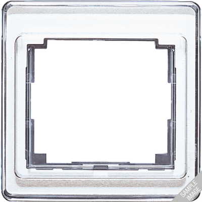 Рамка для вертикальной установки 5-кратная; серебро, SL585SI
