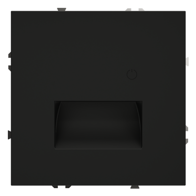 Подсветка светодиодная встраиваемая VOLTUM S70 с датчиком, (черный матовый), VLS070708