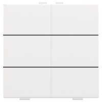 Niko Home Control Пластик Белая сталь Кнопка 6-клавишная, 154-51006