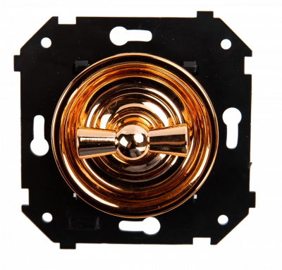 Bironi Выключатель 1кл. (скрытый монтаж), Медь, B3-200-С-С