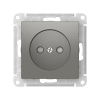 ATN000949S - ATLASDESIGN РОЗЕТКА без заземления со шторками, 16А, мех., быстрозажим. клем., СТАЛЬ, Systeme Electric ATN000949S - ATLASDESIGN РОЗЕТКА без заземления со шторками, 16А, мех., быстрозажим. клем., СТАЛЬ, Systeme Electric