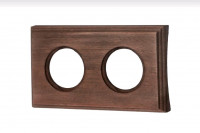 Bironi Рамка 2 постовая для скрытого монтажа (Винтаж на бревно 240мм), BF4C24-620-18