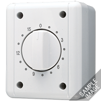 Выключатель для накладного монтажа с часовым механизмом, 8012W