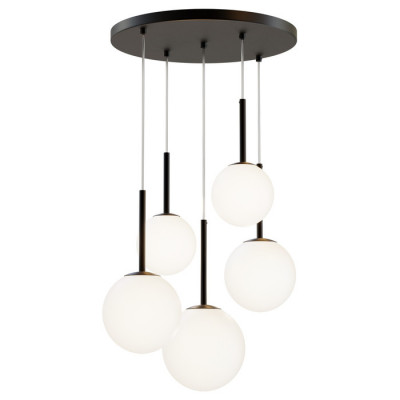 Modern Basic form Подвесной светильник, цвет: Матовый Черный 5x40W E14