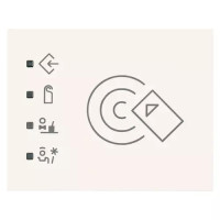 Vimar Наружный считыватель RFID KNX, белый, 30567.B