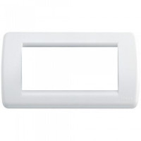 Vimar Накладка для 4 модулей RONDO пластик ярко-белый, 16764.01
