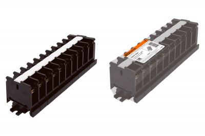 Блок зажимов наборный БЗН 30А на DIN-рейку 10 пар TDM Electric, SQ0531-0203