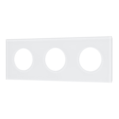 043838 - Рамка стеклянная FRM-GLARE-GC-3-WH (Arlight, -)