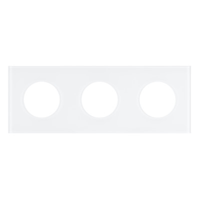 043838 - Рамка стеклянная FRM-GLARE-GC-3-WH (Arlight, -)