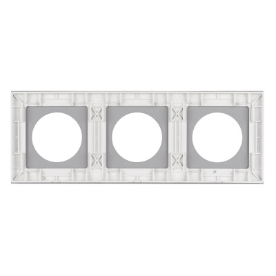 043838 - Рамка стеклянная FRM-GLARE-GC-3-WH (Arlight, -)