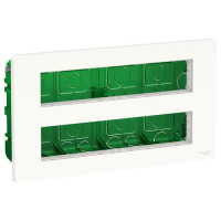 UNICA SYSTEM+ БЛОК скрытой установки 2х5 АНТИБАКТЕРИАЛЬНЫЙ UNICA SYSTEM+ БЛОК скрытой установки 2х5 АНТИБАКТЕРИАЛЬНЫЙ