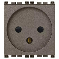 Vimar Розетка SICURY 2P+T 16A,израильский стандарт, Metal, 19240.M