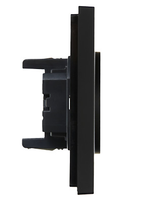 FORTE&PIANO Роз. 2-я без з/к з/ш б/к 10А FP126 чер. IEK, FP-R20-10-1-K02