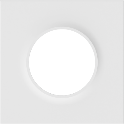 Donel D16 матовый белый Рамка 1-я, DO21133