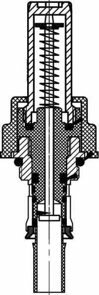 Расходомер коллекторный MVI 1/2" с ниппелем для коллекторного блока, SP.300.00