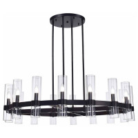 ST LUCE SL1237.403.16 Люстра подвесная ST-Luce Черный/Прозрачный E14 16*15W