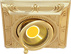 FD1024COB Fede Светильник встраиваемый поворотный SIENA, Bright Gold