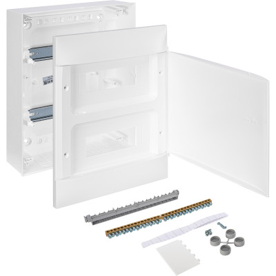 Legrand Practibox S Пластиковый щиток Навесной 2X12 Белая дверь, 135602