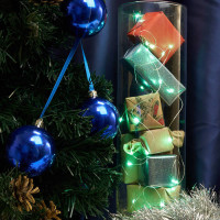 Гирлянда линейная Роса, 20 LED 2м, зеленый, батарейки 2*АА,  IP 20,  шнур 0,5м ,CL570, Feron 32366