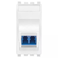 Vimar Оптический разъём моно 9/125 LC, белый, 20350.LC.B