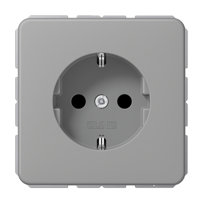 Штепсельная розетка SCHUKO 16A 250V~ с защитой от детей; центральная плата; серая, CD1520BFKIGR