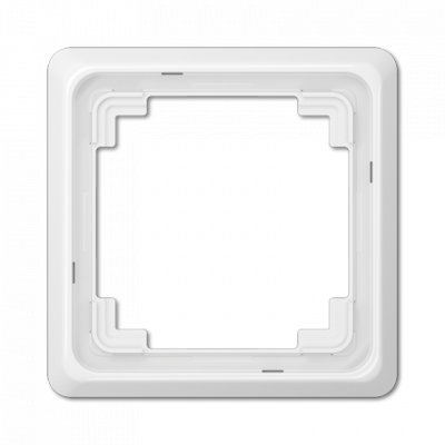 Рамка для вертикальной и горизонтальной установки, однократная, белая, CDP581WW