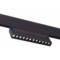 ST LUCE ST364.436.12 Магнитный трековый светильник Черный LED 1*12W 3000K 1 009Lm Ra>90 36° IP20 L219xW22xH108 48V