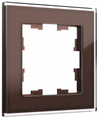 BRITE Рамка 1-мест. РУ-1-2-БрТБ стекло бр. IEK, BR-M12-G-K45 BRITE Рамка 1-мест. РУ-1-2-БрТБ стекло бр. IEK, BR-M12-G-K45